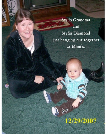 2007-Me with granddaughter, Diamond