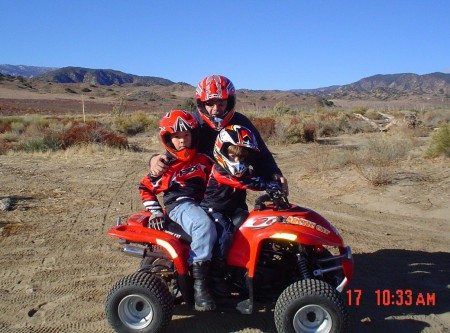 Quad Riding with the Boyz!!