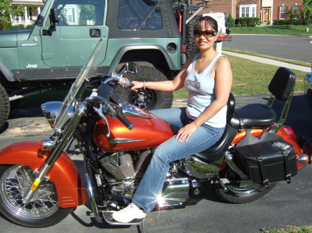 Diane the biker chick