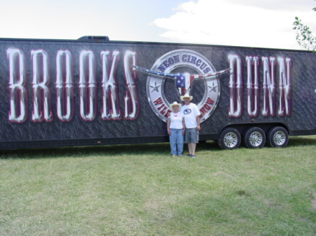 My wife and I at Country-jam 2005
