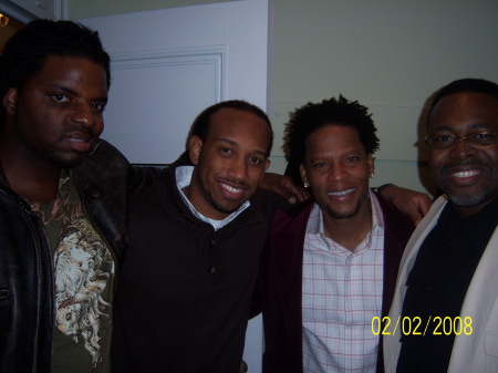 Brent, Malik, D L Hughley and Stephen