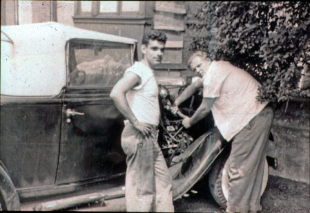 Herb w/1932 Ford convertible.. 1954