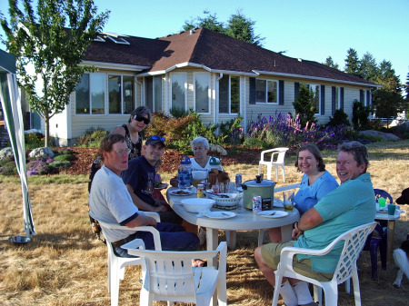 2004 Summer dinner at my parents' house