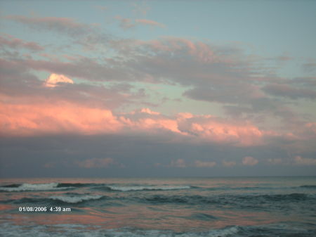 Sunset at Myrtle Beach SC