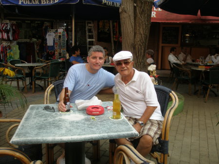 My Dad and me in Curacao