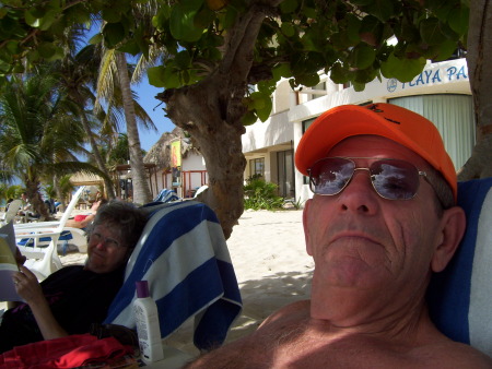 Self taken beach photo in Playa