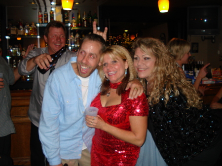 My Brother & I and my sis, Tracy on my 40th