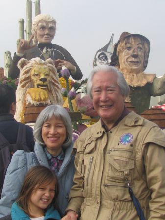 Visiting the Rose Bowl Floats