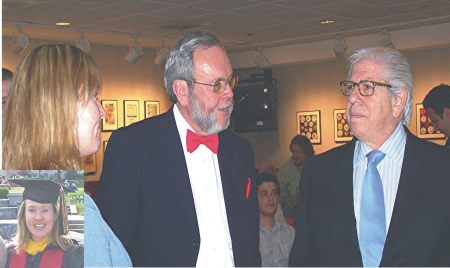 At VIP Dinner at Maryland with Carl Bernstein