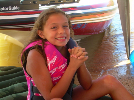 Ariana at the lake