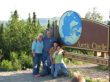 Everyone at the Arctic Circle