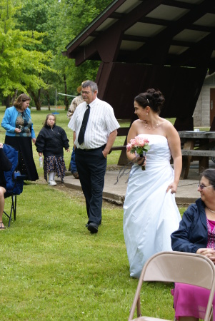 Walking down the aisle