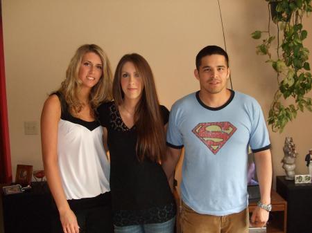 Kayla, Nicole, and Nicole's boyfriend Chris