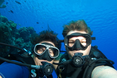 Cayman July 2008 - Jamie and me