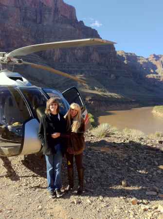 flew my son into the Grand Canyon for his 16th birthday Nov 15th 2010