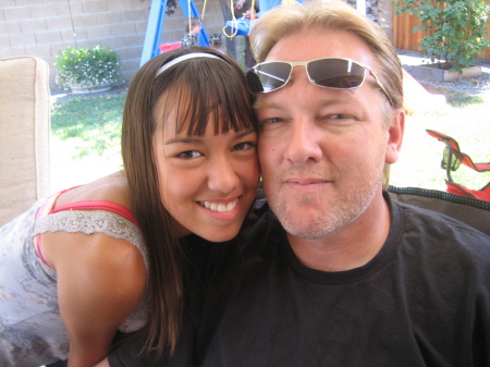 My youngest daughter Mandy(13) and I...8/2008