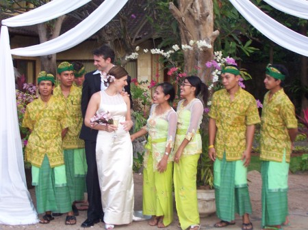 Traditional Balinesse dress.