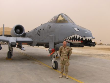 A Warthog and me in Iraq