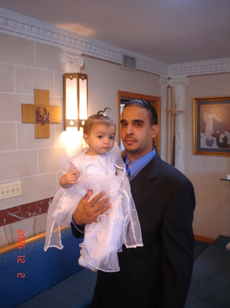 my youngest daughter's baptism