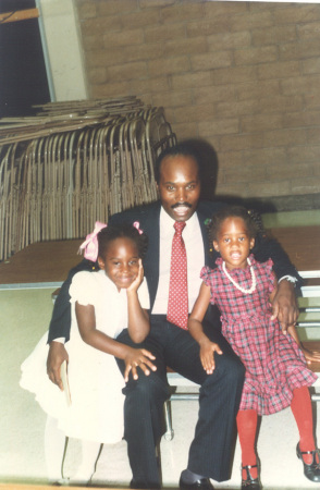 Andre and his two daughters, Alysia & Angela