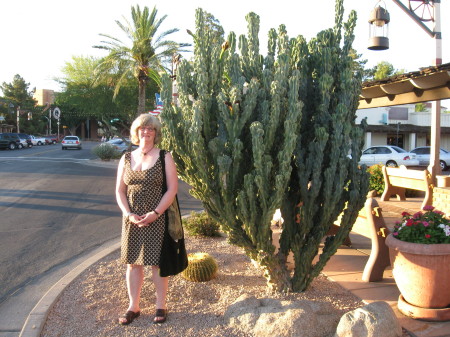 Debbie and Cacti in Scottsdale