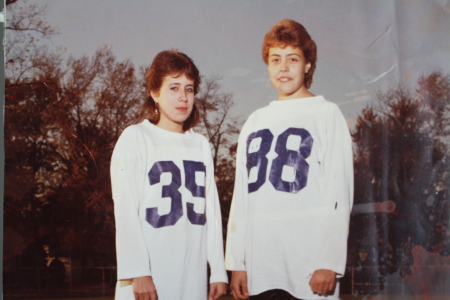 me & julie hoddor 1984 o.l. smith football