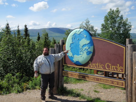 Me at artic Circle Alaska 2008