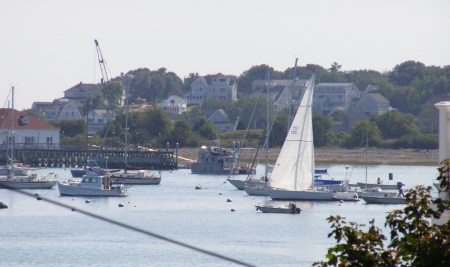 Scituate Harbor from my deck