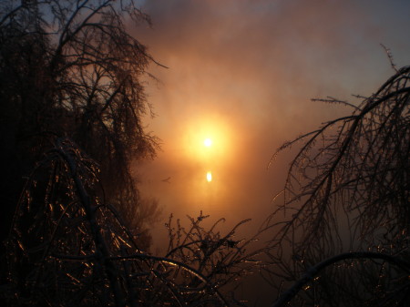 Sunrise at Lake Springfield