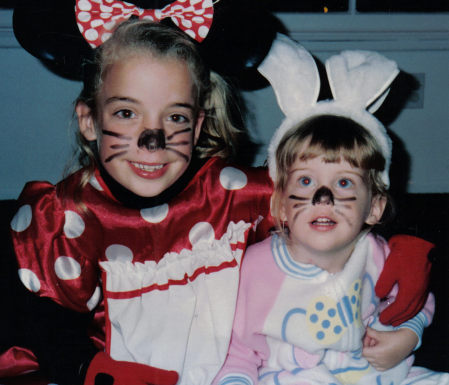 Brooke and Bryanna Halloween 1993