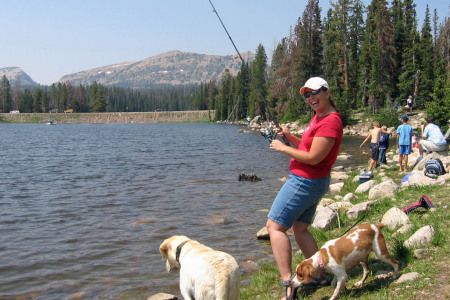 Fishing at Lost Lake