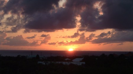 Sunset in St. Martin