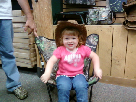 my niece haley...weehaw!!!   (her words...lol)