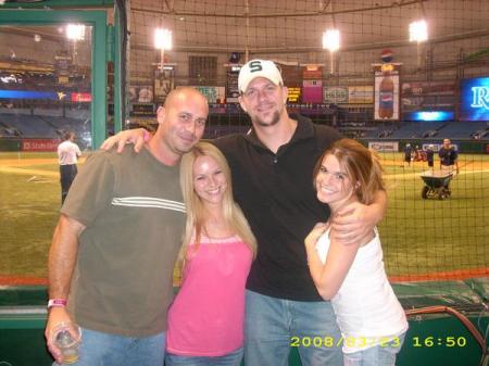 Friends at Rays game