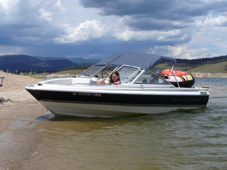 Boat at Lake Granby
