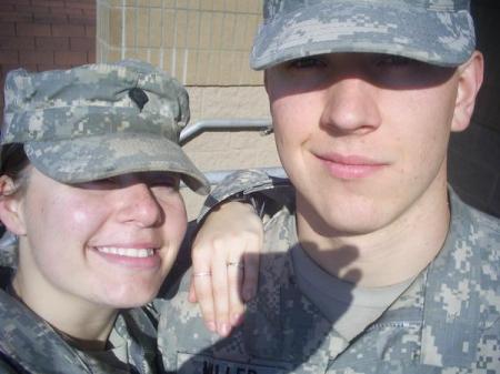 me and Nick home from Iraq