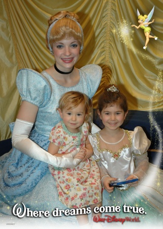Willow and Bronte with Cinderella