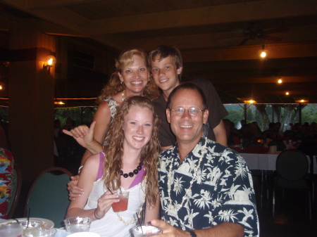 My family and I in Hawaii