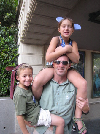 Me and my kids, Anna 8, and Paul 6 in Disney