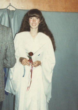 1980 Sheri in graduation gown