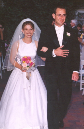 Our wedding day 7/98