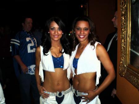 Colts cheerleaders