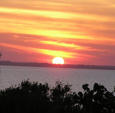 sunset over the Banana River, Cocoa Beach