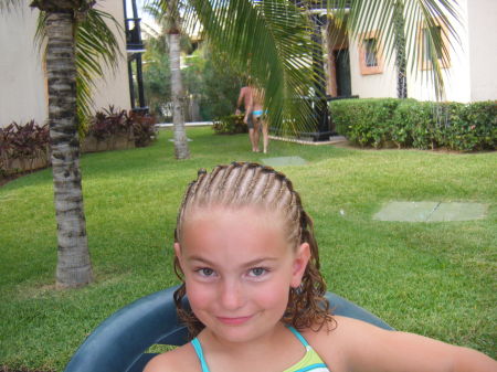 Haley with new braids  08