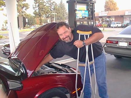 Mark Working On My Car