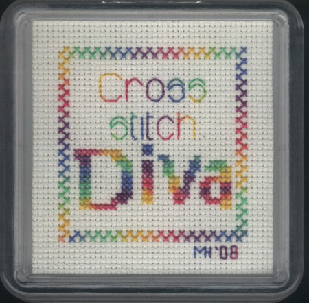 Cross Stitch Diva Coaster