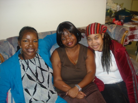 Auntie, myself and sister