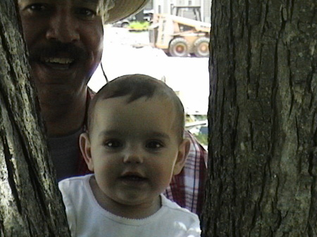 Youngest  Missouri Grandbaby and Pap Pap 2003