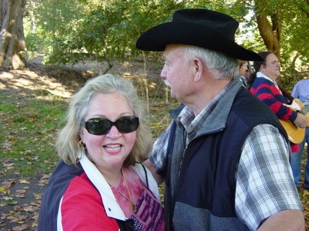 Papa Stanley dancing with Beverly...