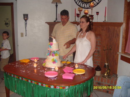 Jodi  and Ray's cake